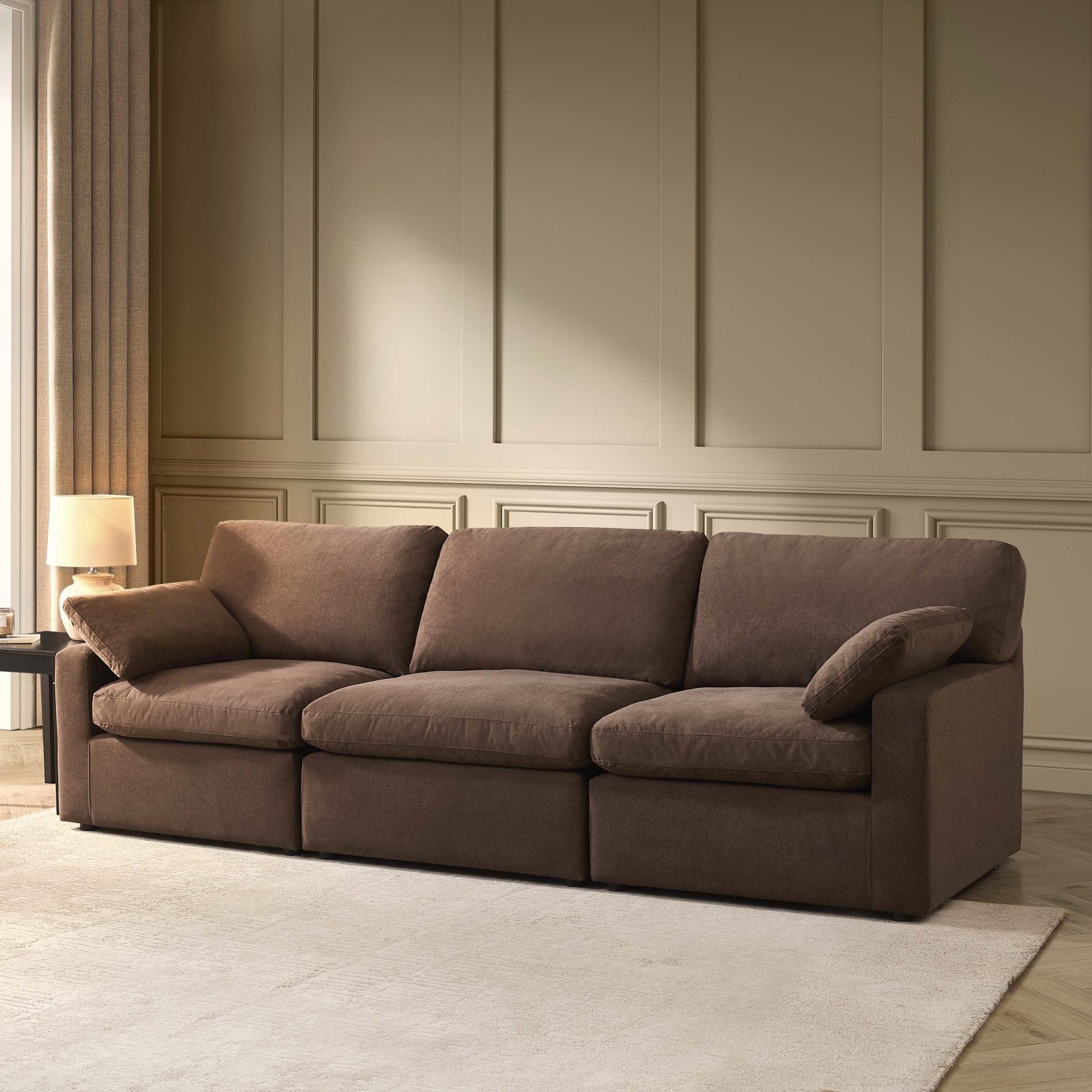 Cairo Feather 3 Seater Sofa