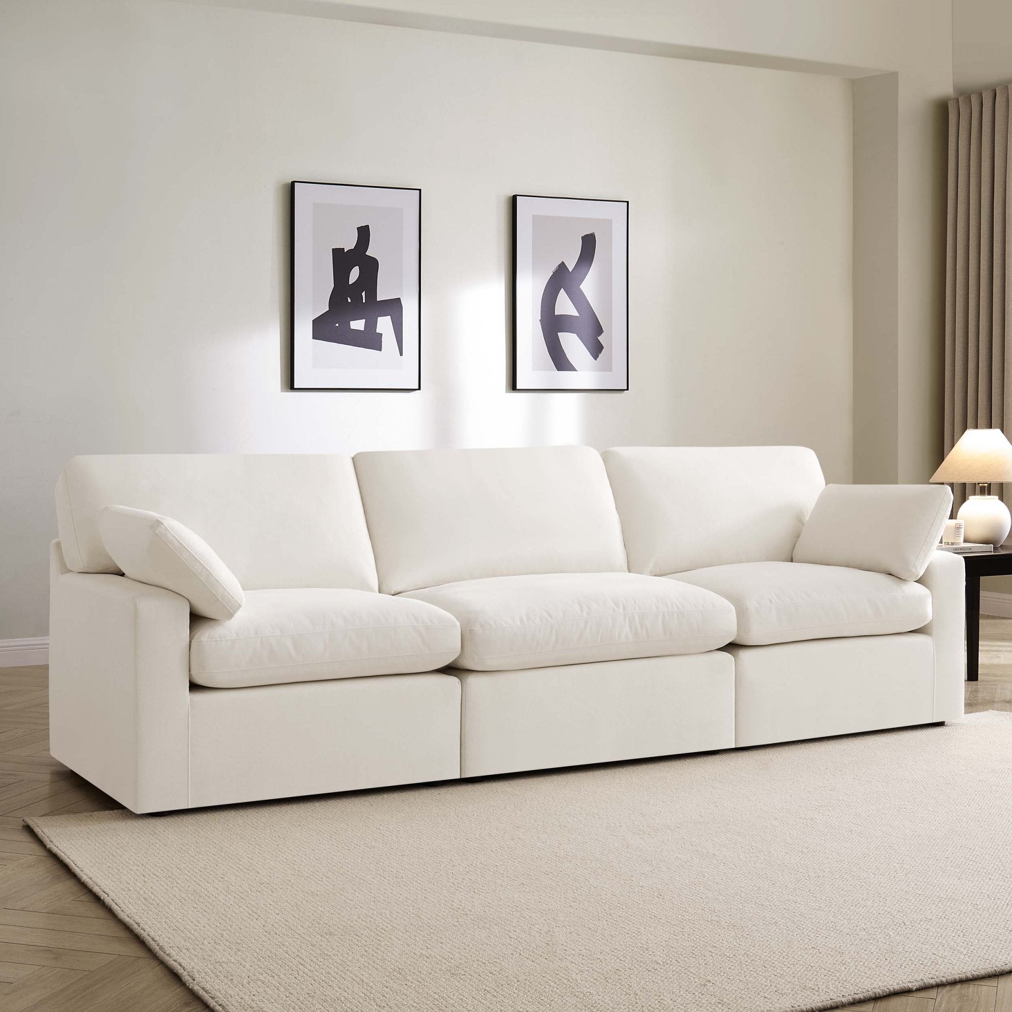 Cairo Feather 3 Seater Sofa