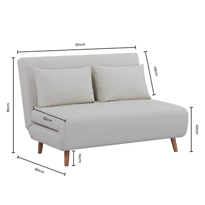 Seattle Double Click Clack Sofa Bed